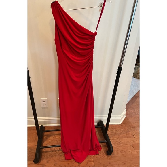 Ralph Lauren Dresses & Skirts - Red formal gown with side slit